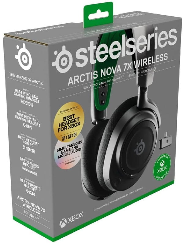 Bluetooth-гарнитура SteelSeries Arctis Nova 7X Wireless Black (61565)