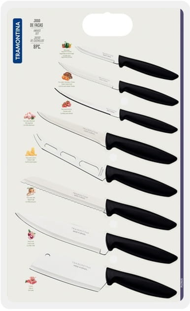 Набор ножей Tramontina Plenus 8 предметов (23498/032)