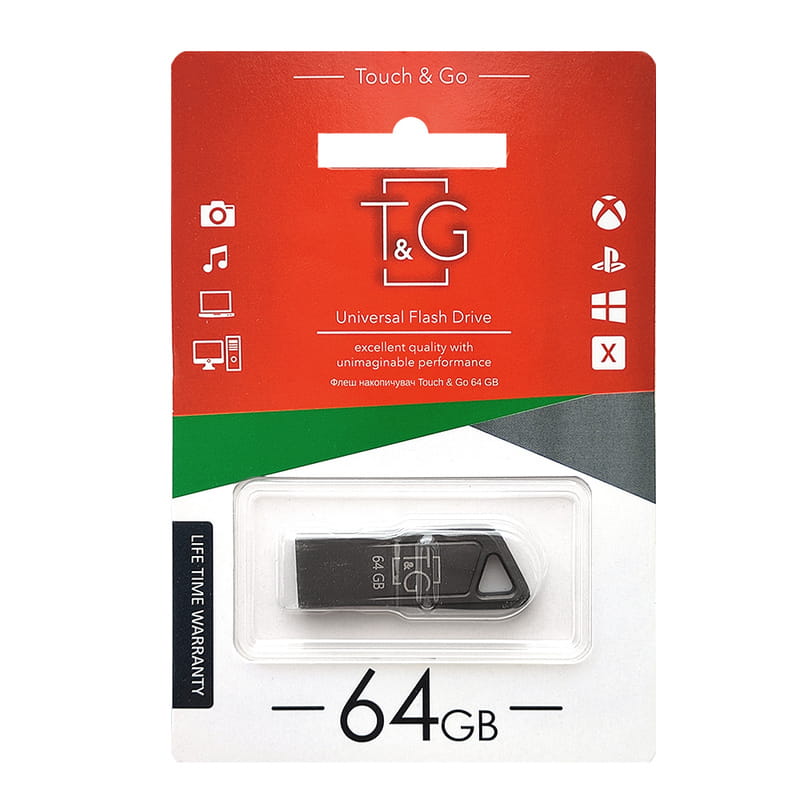 Флеш-накопитель USB 64GB T&G 114 Metal Series (TG114-64G3)