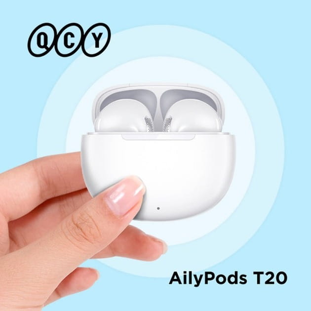 Bluetooth-гарнітура QCY AilyPods T20 White 2024