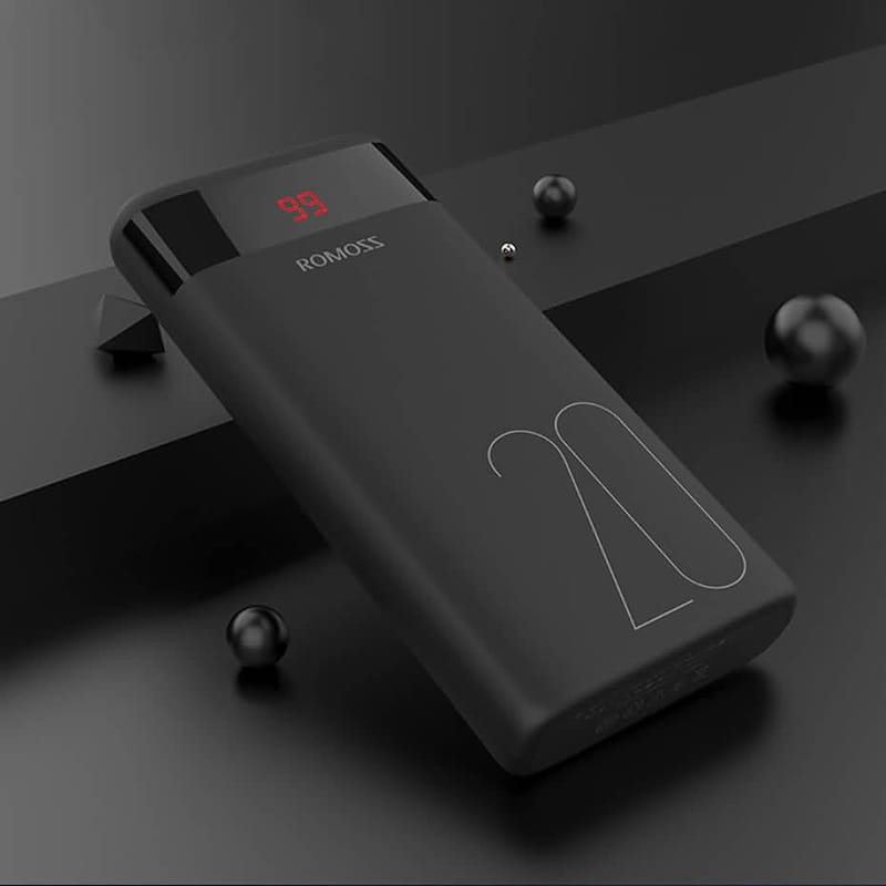 Универсальная мобильная батарея Romoss Ares20 20000mAh Black (PAS20-102-2135H)