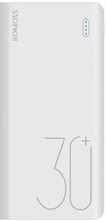 Універсальна мобільна батарея Romoss Sense8+ 30000mAh White (PHP30-401-02)