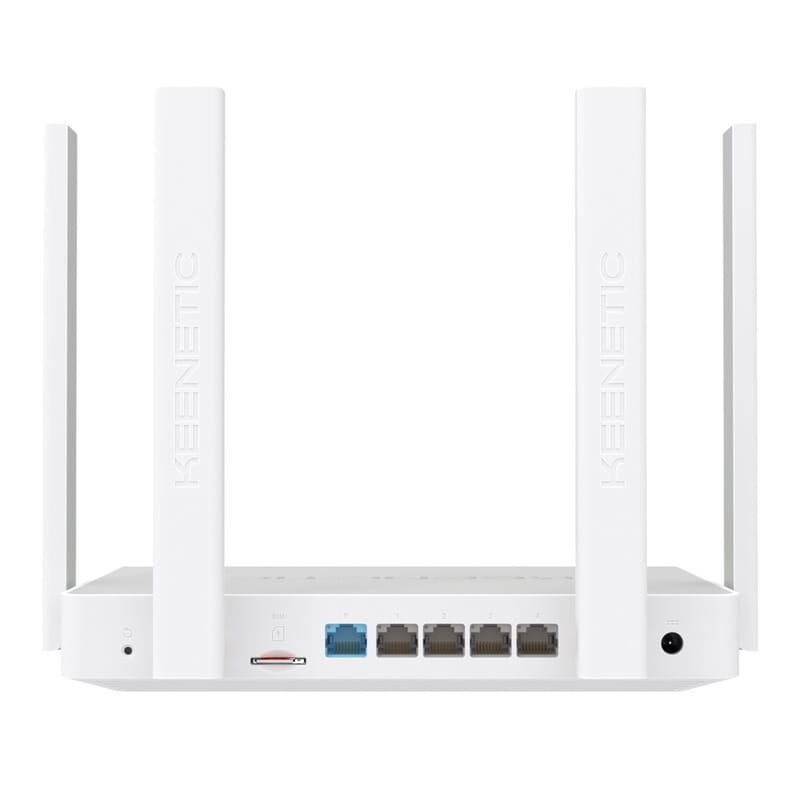 Беспроводной маршрутизатор Keenetic Hero 4G (KN-2310) (AC1300, 5xGE, LTE/4G/3G, 1xUSB, MU-MIMO, 4 антенны)