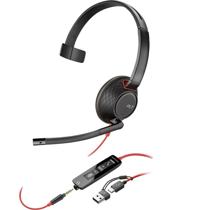 Гарнитура Poly BlackWire 5210 Black (8X230AA)