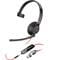Фото - Гарнитура Poly BlackWire 5210 Black (8X230AA) | click.ua