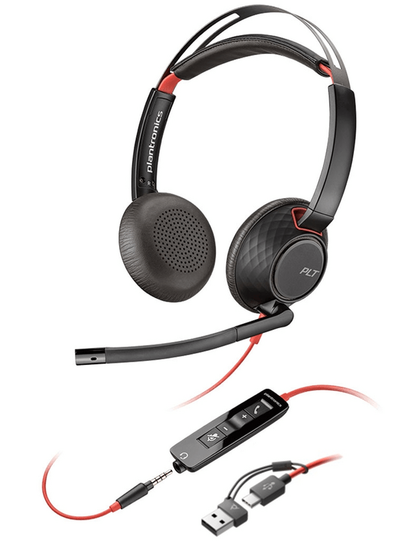 Гарнітура Poly BlackWire 5220 Black (8X231AA)