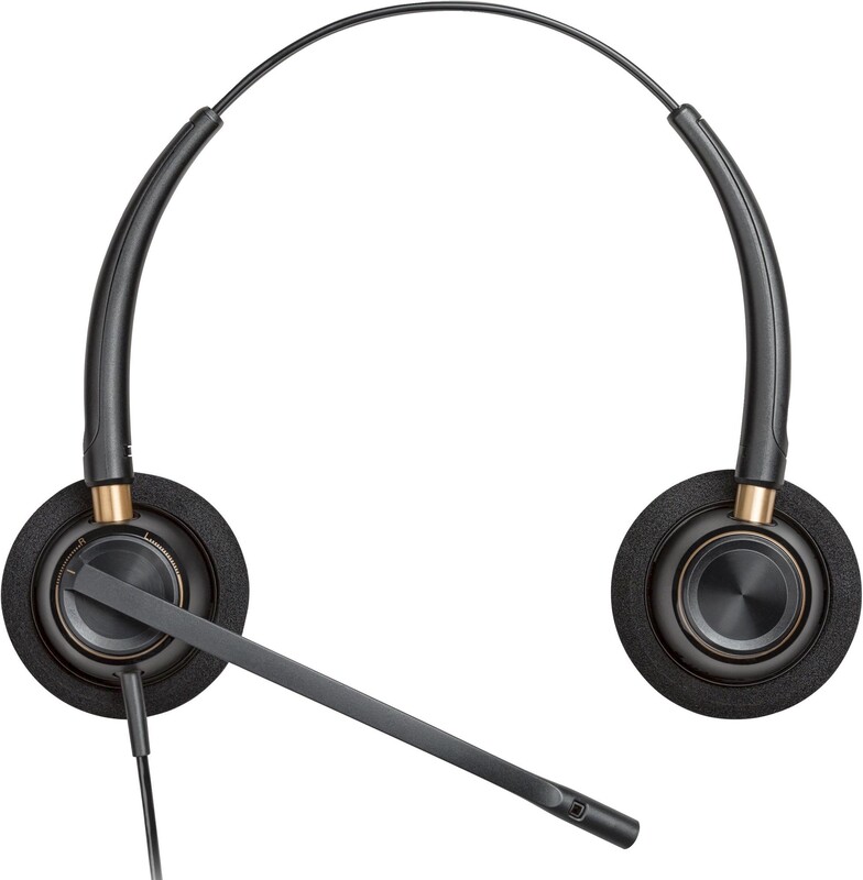Гарнітура Poly EncorePro 520 QD Stereo Black (783P7AA)