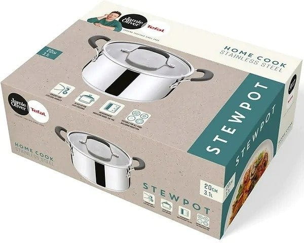 Кастрюля Tefal Jamie Oliver Home Cook 20 см 3.1 л (E3184455)