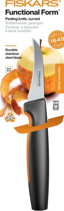 Нож для овощей изогнутый Fiskars Functional Form 8 см (1057545)