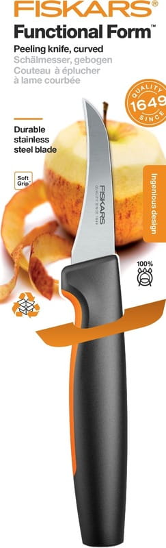 Ніж для овочів вигнутий Fiskars Functional Form 8 см (1057545)