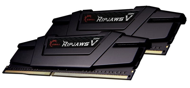 Модуль памяти DDR4 2x32GB/4000 G.Skill Ripjaws V Black (F4-4000C18D-64GVK)
