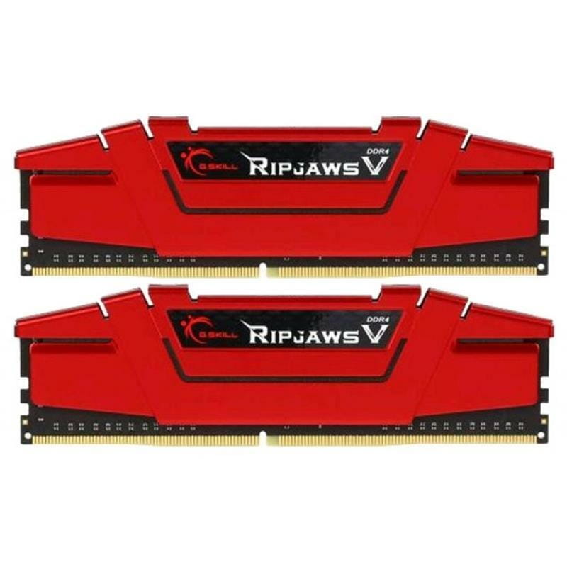 Модуль памяти DDR4 2x4GB/2666 G.Skill Ripjaws V Red (F4-2666C15D-8GVR)