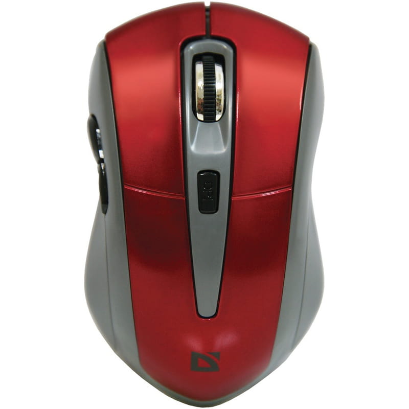 Миша бездротова Defender Accura MM-965 Red/Grey (52966)