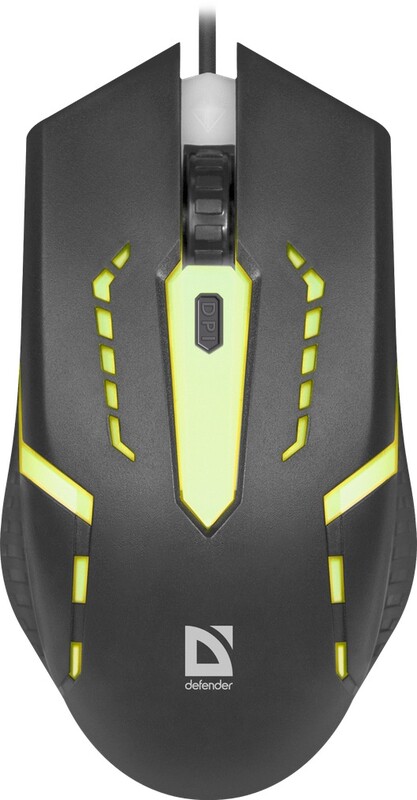 Миша Defender Hit MB-601 Black (52601)