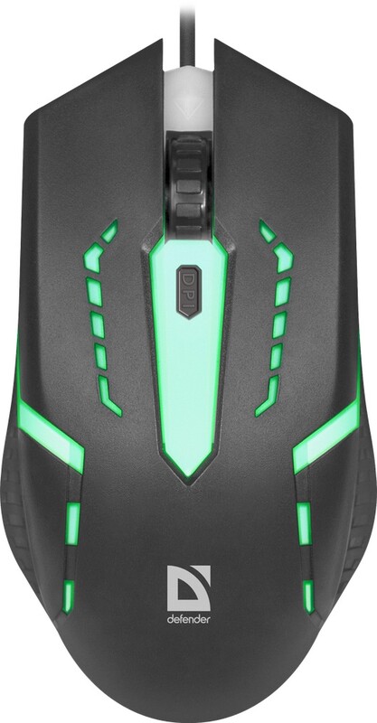 Миша Defender Hit MB-601 Black (52601)