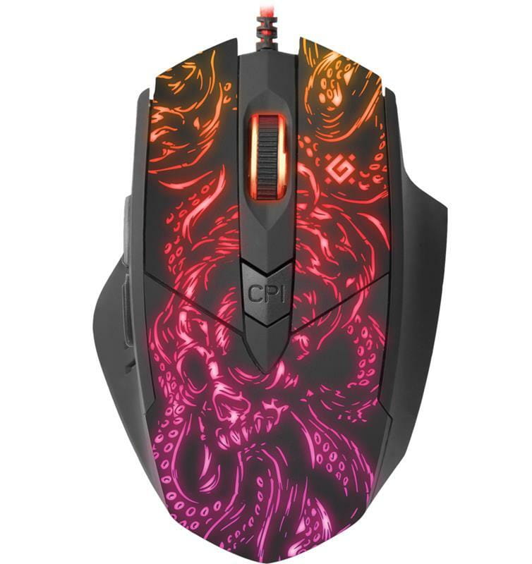 Миша Defender Titan GM-650L RGB Black (52650)
