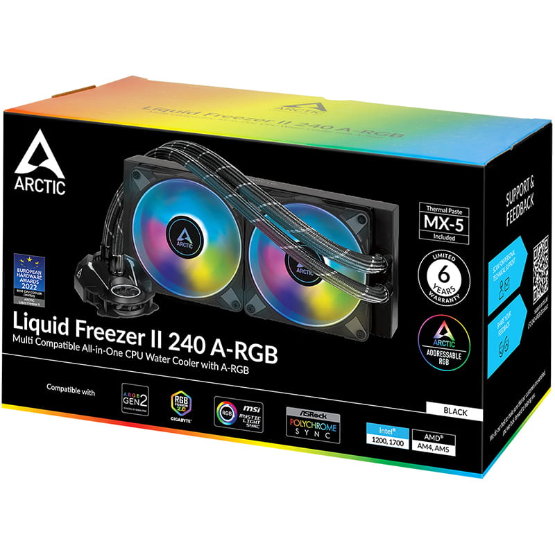 Система водяного охолодження Arctic Liquid Freezer II 240 A-RGB (ACFRE00093A)