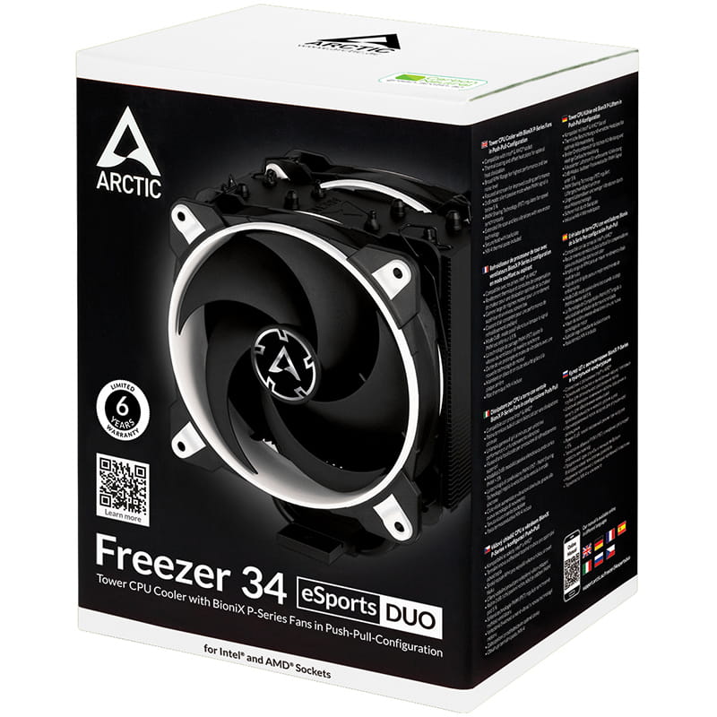 Кулер процессорный Arctic Freezer 34 eSports Duo White (ACFRE00061A)