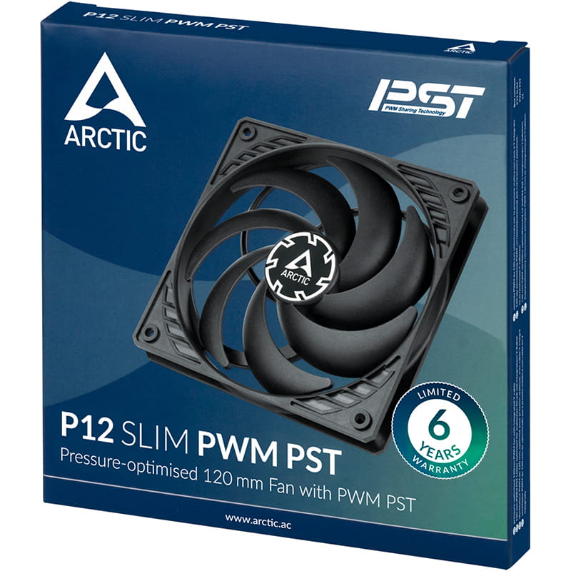 Вентилятор Arctic P12 Slim PWM PST (ACFAN00187A)