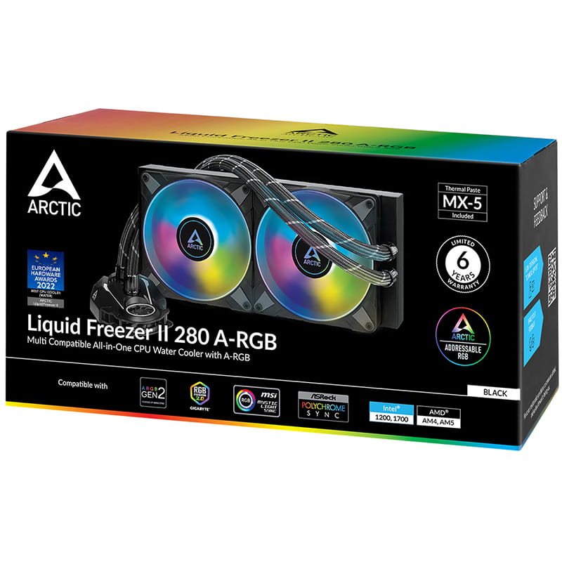 Система водяного охолодження Arctic Liquid Freezer II 280 A-RGB (ACFRE00106A)