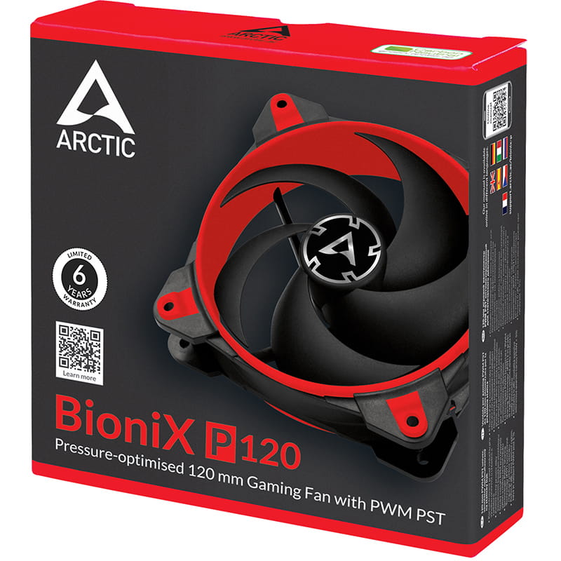 Вентилятор Arctic BioniX P120 Red (ACFAN00115A)