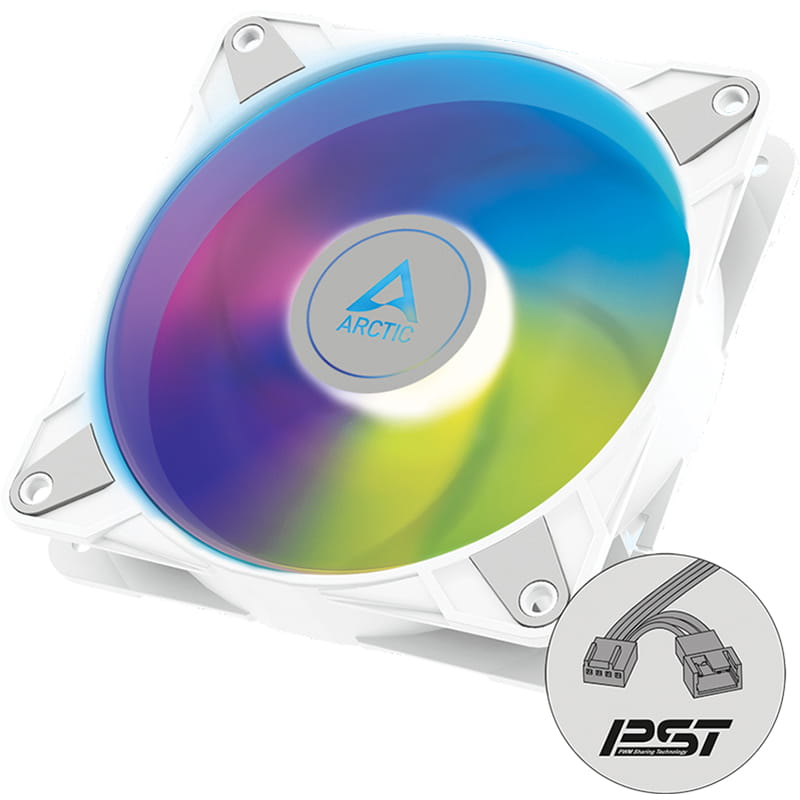 Вентилятор Arctic P12 PWM PST A-RGB White (ACFAN00254A)