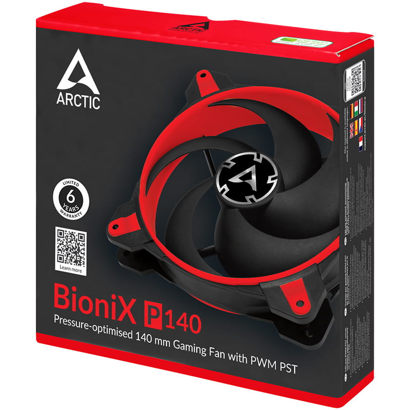 Вентилятор Arctic BioniX P140 Red (ACFAN00127A)