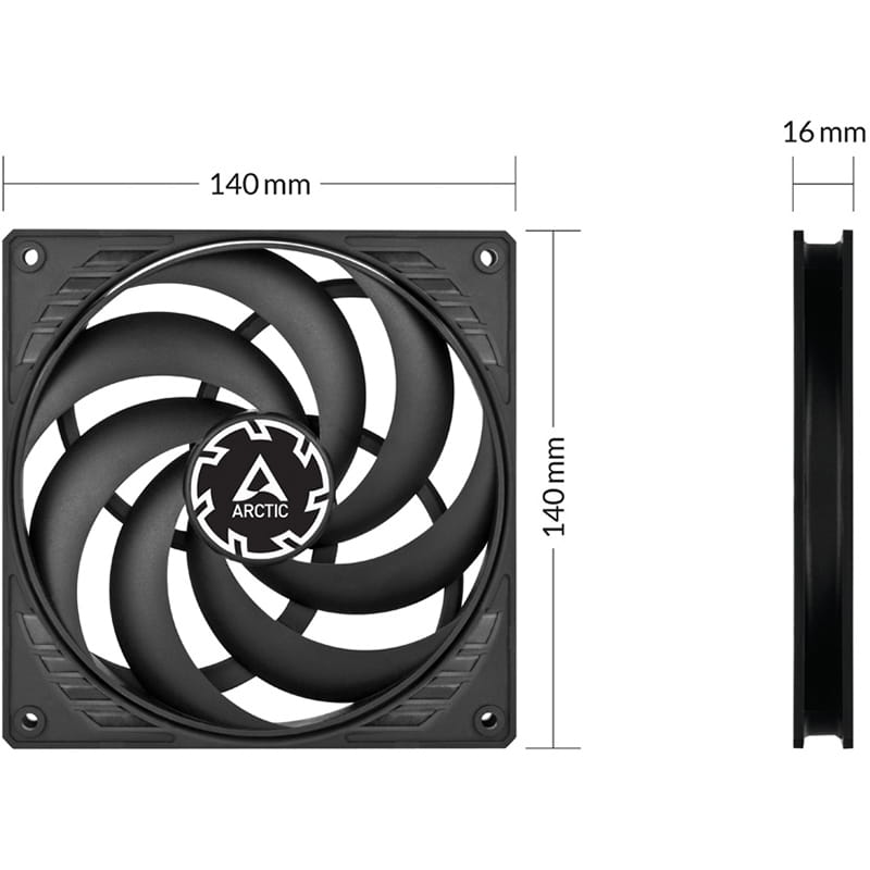 Вентилятор Arctic P14 Slim PWM PST (ACFAN00268A)