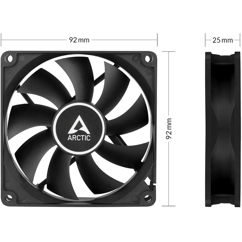 Вентилятор Arctic F9 PWM PST Black (ACFAN00214A)