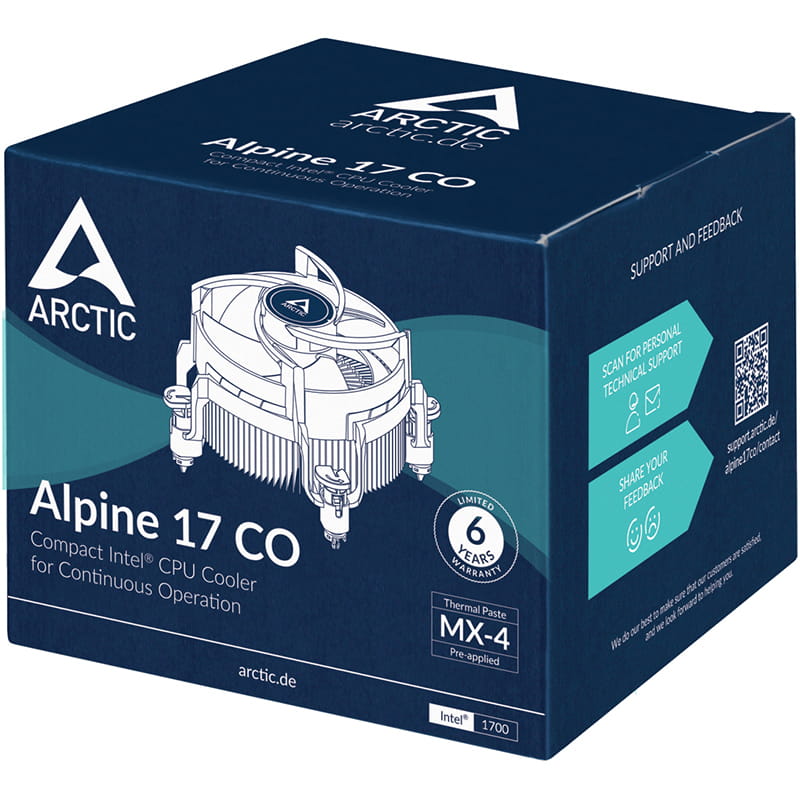 Кулер процесорний Arctic Alpine 17 CO (ACALP00041A)