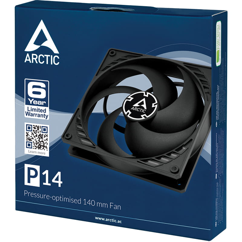 Вентилятор Arctic P14 Black (ACFAN00123A)