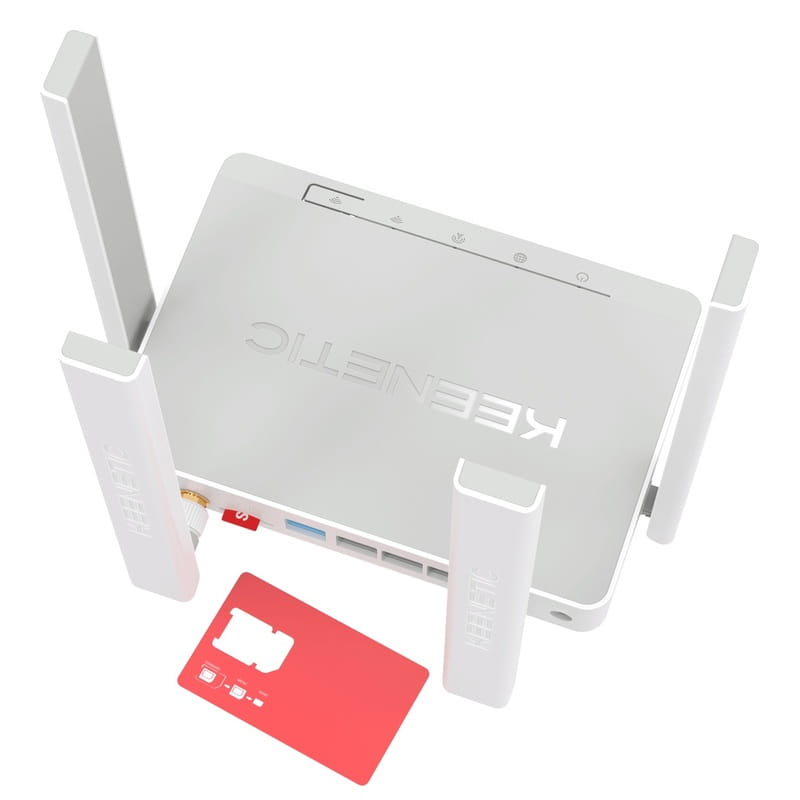 Беспроводной маршрутизатор Keenetic Runner 4G (KN-2210) (N300, 4xLAN, LTE/4G/3G, 4 антенны)