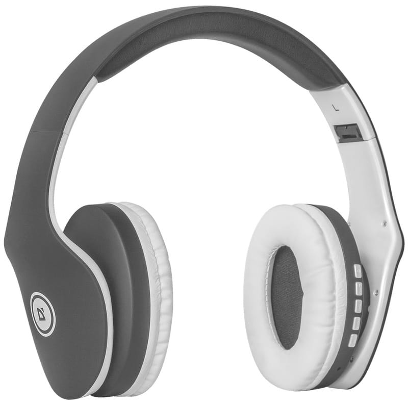 Bluetooth-гарнітура Defender FreeMotion B525 Grey/White (63527)