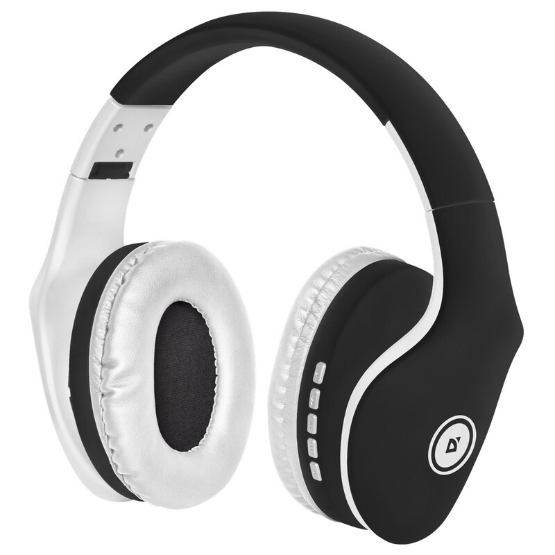 Bluetooth-гарнітура Defender FreeMotion B525 Black/White (63525)