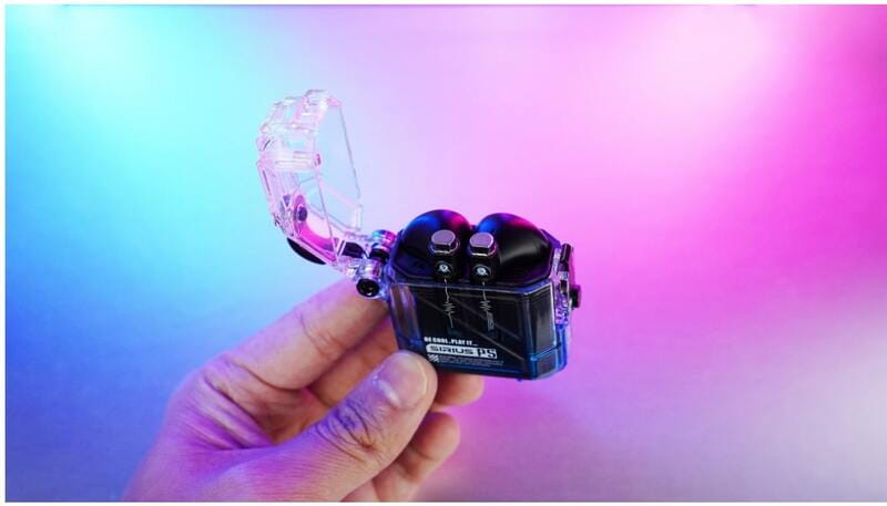 Bluetooth-гарнітура Gravastar Sirius P5 TWS Transparent Blue (GRAVASTARP5_XTAL_BLU_V2)