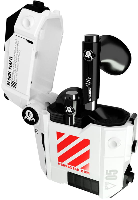 Bluetooth-гарнитура Gravastar Sirius P5 TWS Defence Mecha (GRAVASTARP5_MECHA_WHT_V2)