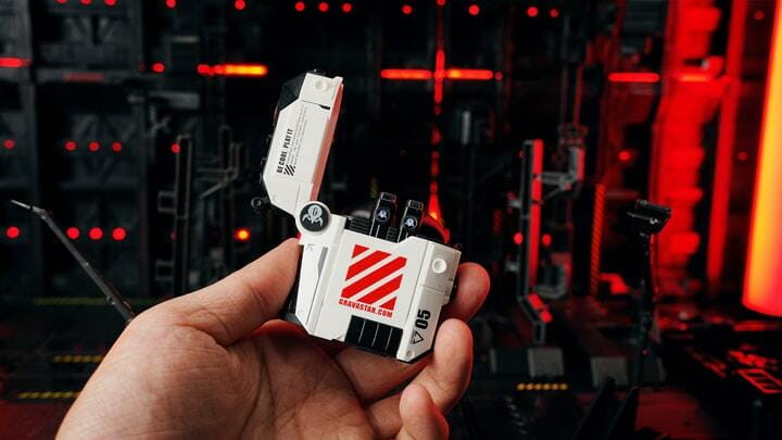 Bluetooth-гарнитура Gravastar Sirius P5 TWS Defence Mecha (GRAVASTARP5_MECHA_WHT_V2)
