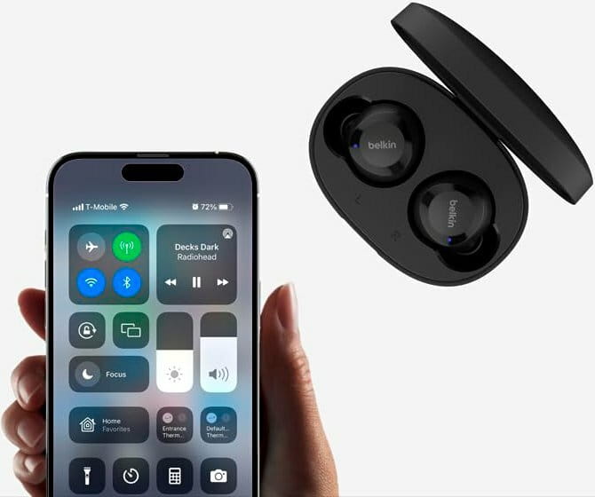 Bluetooth-гарнітура Belkin Soundform Bolt True Wireless Black (AUC009BTBLK)