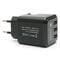 Фото - Сетевое зарядное устройство PowerPlant W-360 (3xUSB 3.4A) Black (DV00DV5065) | click.ua