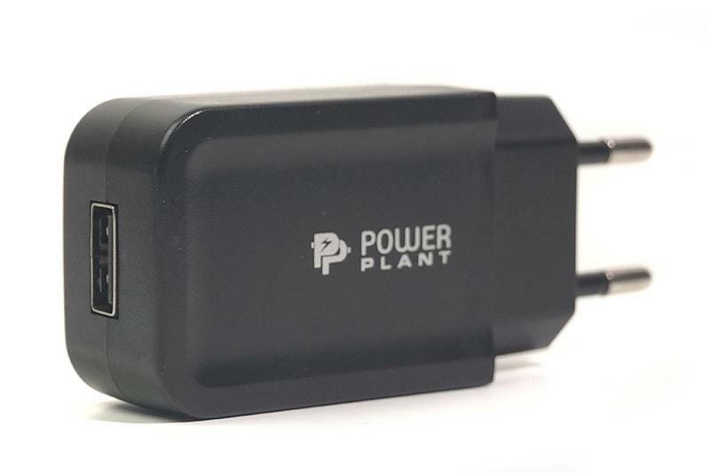 Мережевий зарядний пристрій PowerPlant W-280 (1xUSB 2A) Black (SC230037) + кабель microUSB