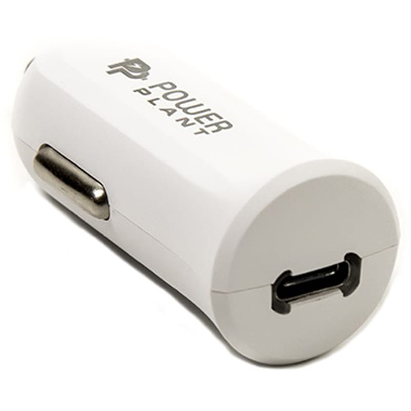 Автомобильное зарядное устройство PowerPlant (1xUSB Type-C 3A) White (SC230068)