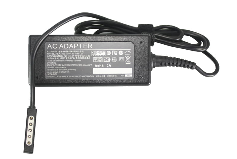 Блок питания PowerPlant для планшетов Microsoft 220V, 12V 45W 3.6A, 5pin (MI43ASPE)