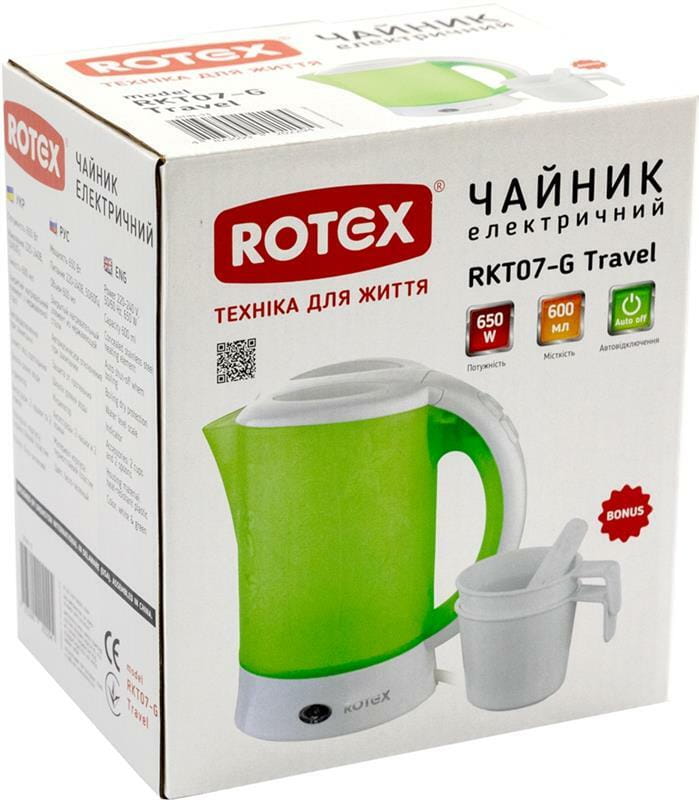 Електрочайник Rotex RKT07-G Travel