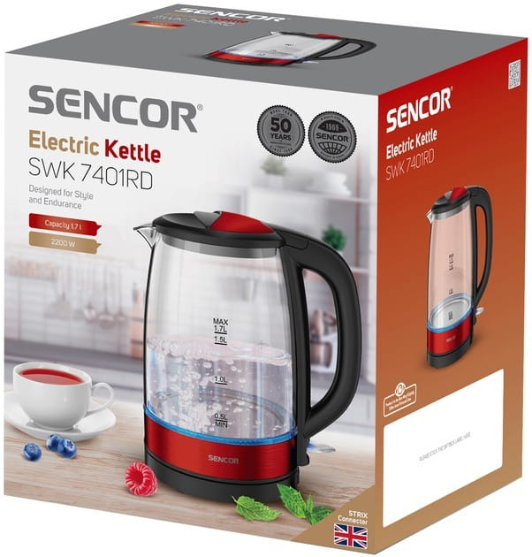 Электрочайник Sencor SWK 7401RD