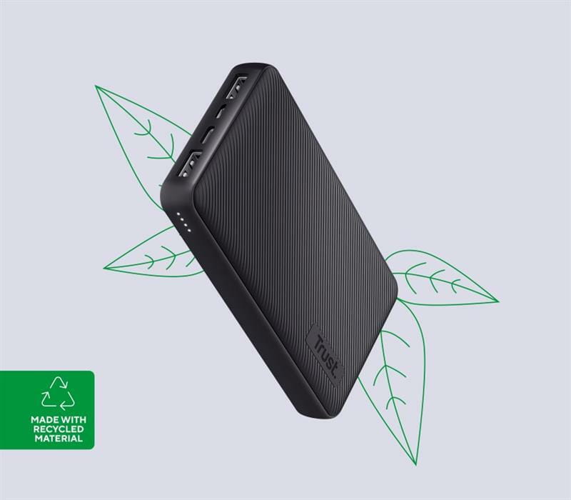 Универсальная мобильная батарея Trust Primo Eco 20000mAh Black (24676)