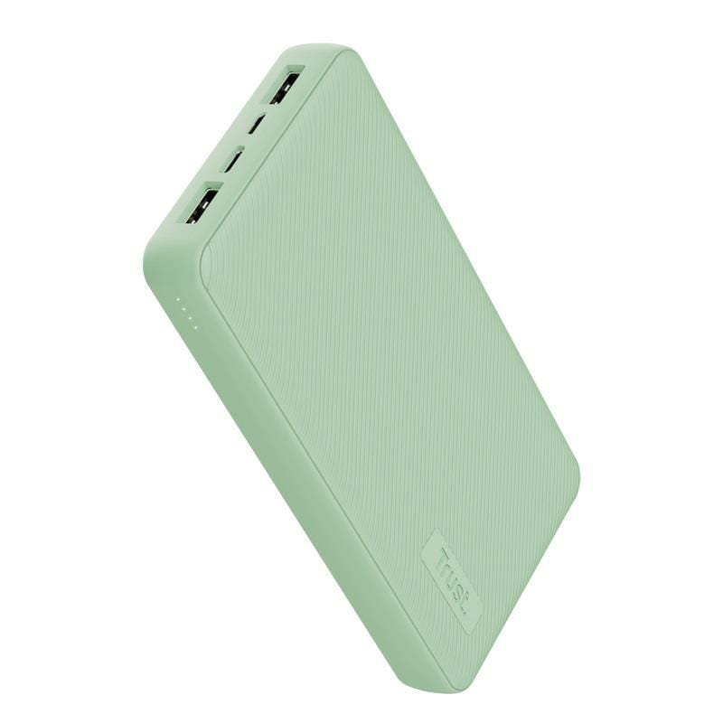Универсальная мобильная батарея Trust Primo Eco 20000mAh Green (25027)