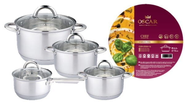 Кастрюля Oscar Cheff 22 см 4.6 л (OSR-2000-22/n)