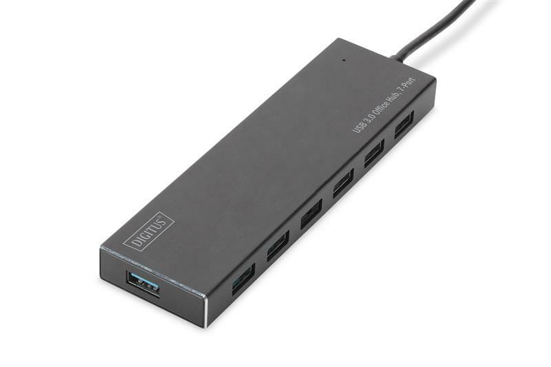 Концентратор USB 3.0 Digitus Office Hub, 7xUSB 3.0 (DA-70241-1)