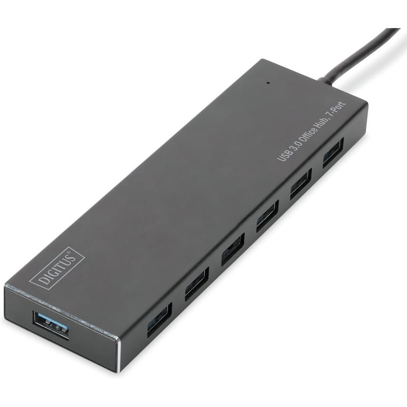 Концентратор USB 3.0 Digitus Office Hub, 7xUSB 3.0 (DA-70241-1)
