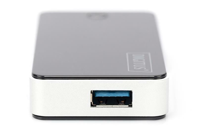 Концентратор USB 3.0 Digitus, 4xUSB3.0, 1.2 м (DA-70231)